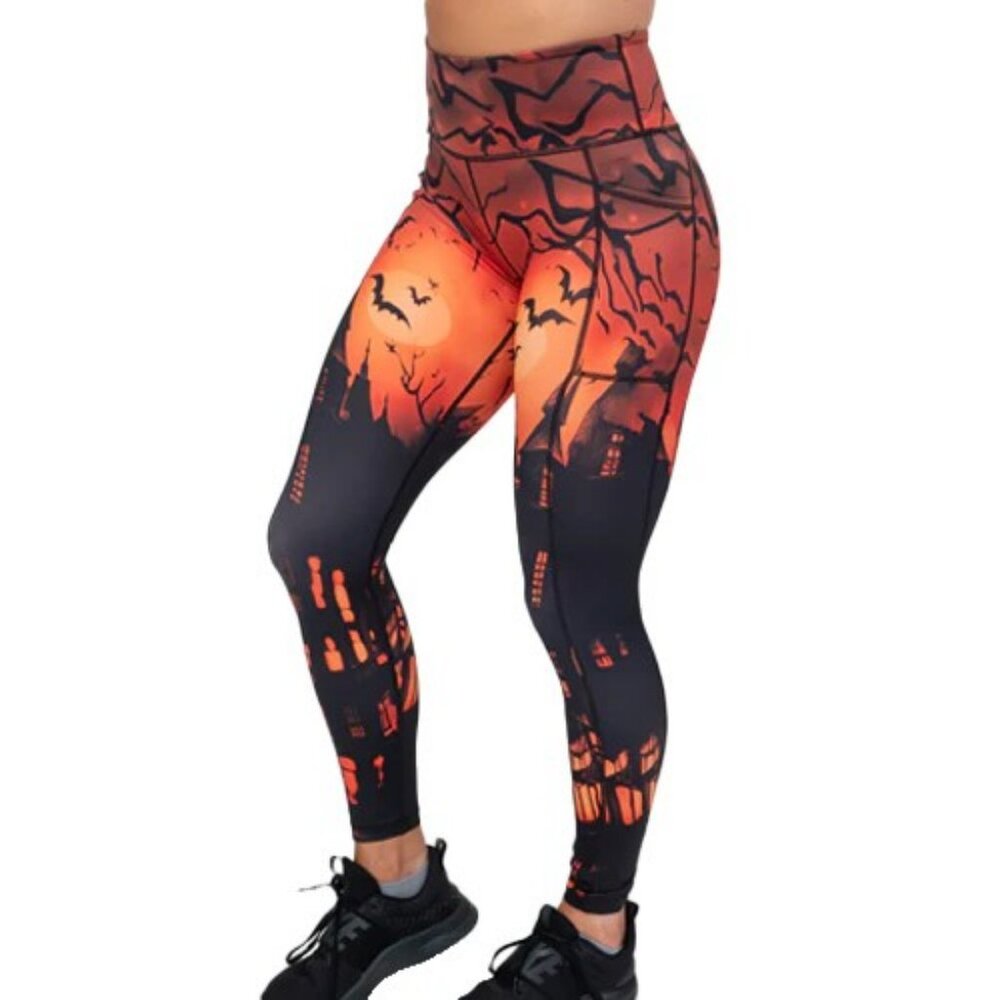 CVG Haunted House leggings